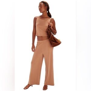 NWT FREE PEOPLE FREE EST GOOD FEELS PANT SET WITH POCKETS